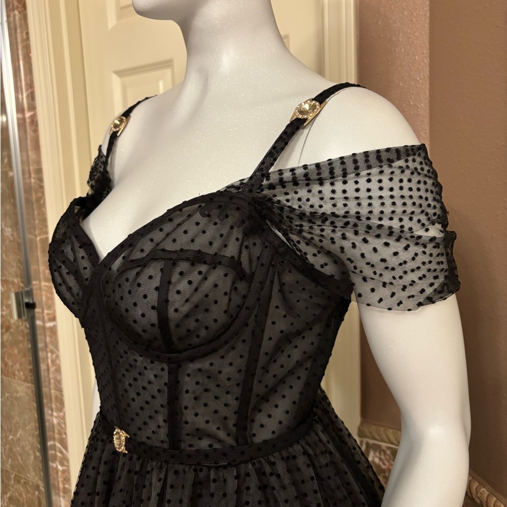 Nadia’s YASMINE TULLE  Black Dress 🖤